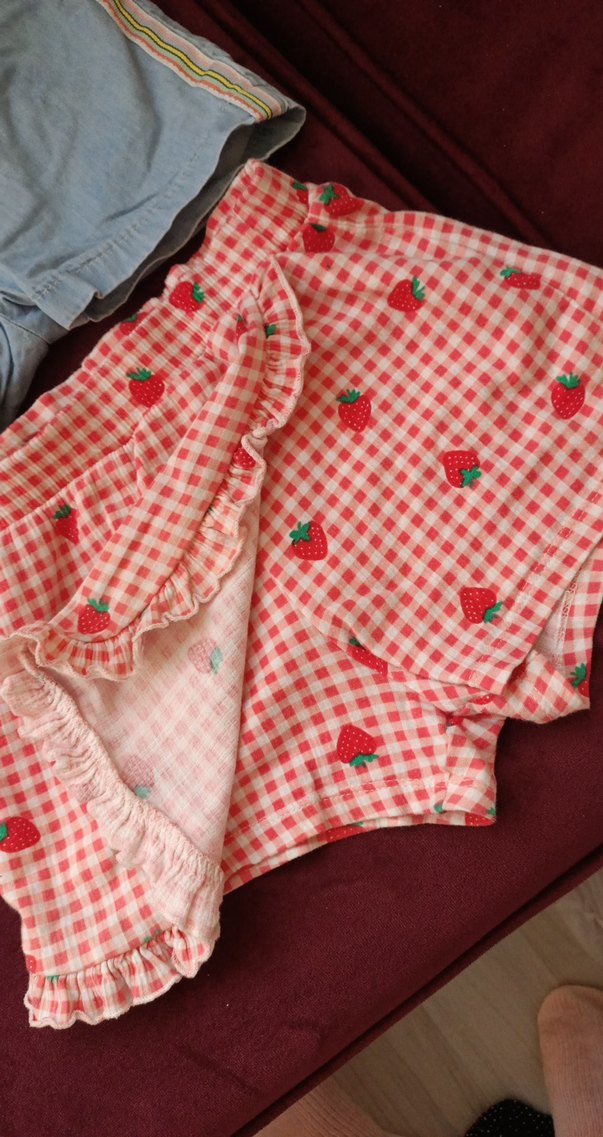 Nakışlı ve Fırfırlı Kız Şortları 150 tl - Görsel 3