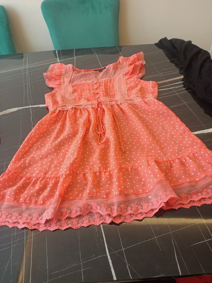 Pembe Bağcıklı kısakollu ve altüst şortlu takım tatilde giymelik - Görsel 3