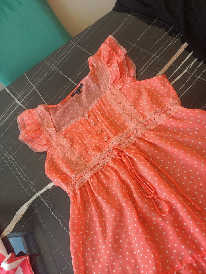 Pembe Bağcıklı kısakollu ve altüst şortlu takım tatilde giymelik - Görsel 4