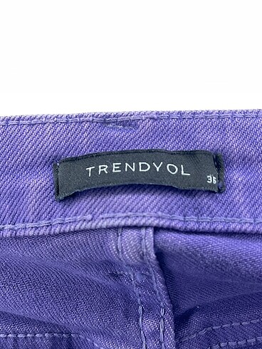 36 Beden mor Renk Trendyol & Milla Jean / Kot %70 İndirimli.