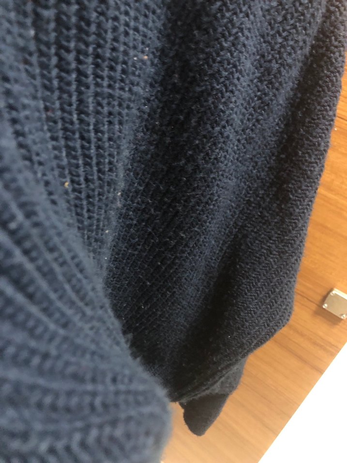 Koyu Gri Kadın Yünlü Triko Hırka - Görsel 4
