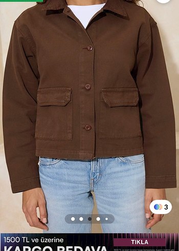 Kahverengi kot ceket - Görsel 5
