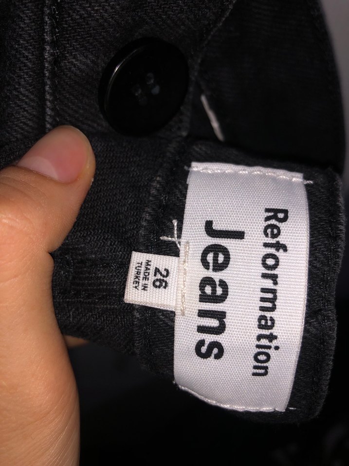 Siyah Kadın  Kot Pantolon - Görsel 3