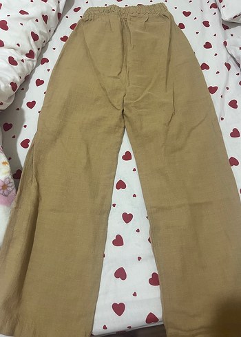 Bej Kadın Uzun Kumaş Pantolon - Görsel 2