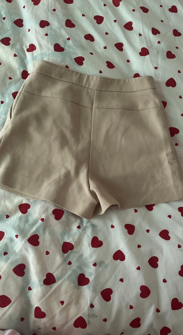 Bej Mini Hamile Şortu - Görsel 3