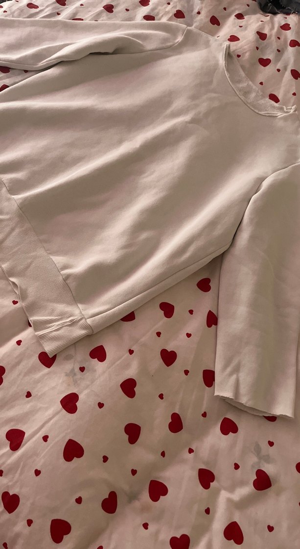 Gri Kadın Basic Sweatshirt - Görsel 3