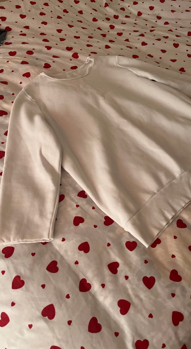 Gri Kadın Basic Sweatshirt - Görsel 2