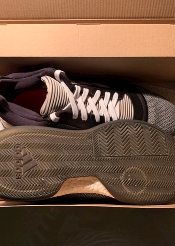 Adidas Boost Gri Street Wear Basketbol Ayakkabısı Velcro - Görsel 2