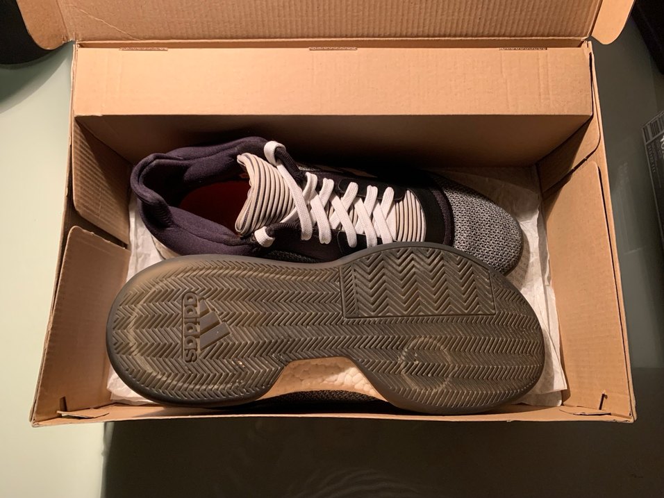 Adidas Boost Gri Street Wear Basketbol Ayakkabısı Velcro - Görsel 2