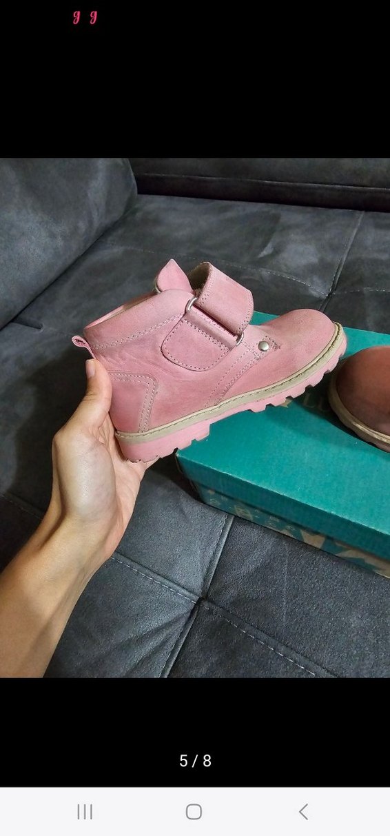 Kız Çocuk Pembe  Bot - Görsel 5
