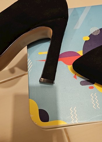 Siyah Kadın Stiletto Topuklu Ayakkabı - Görsel 3