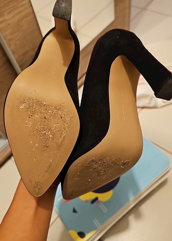 Siyah Kadın Stiletto Topuklu Ayakkabı - Görsel 5