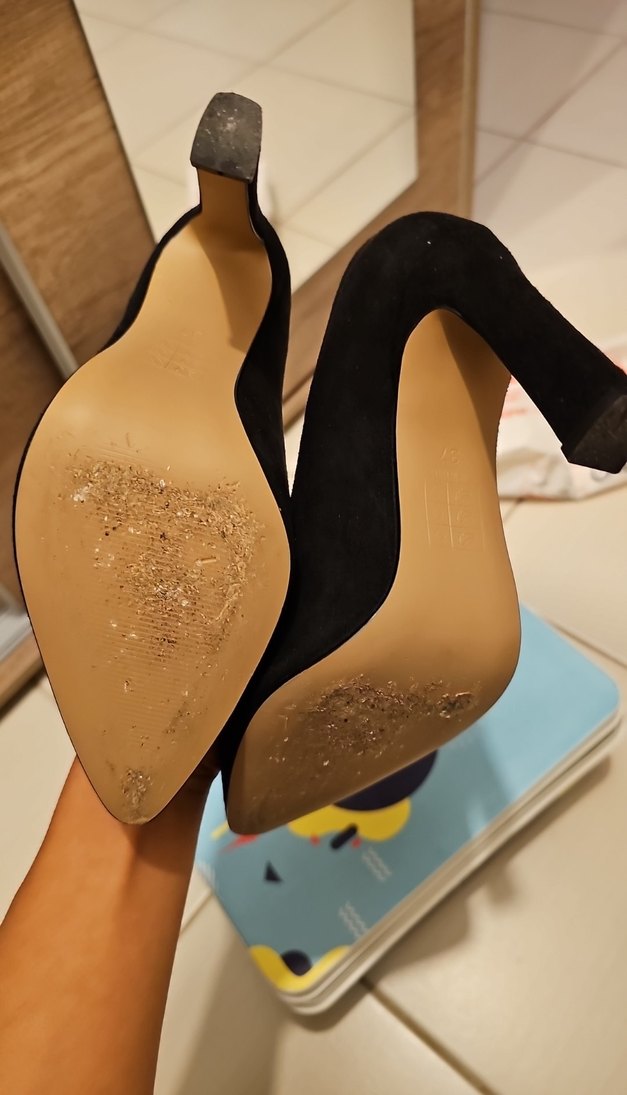 Siyah Kadın Stiletto Topuklu Ayakkabı - Görsel 5