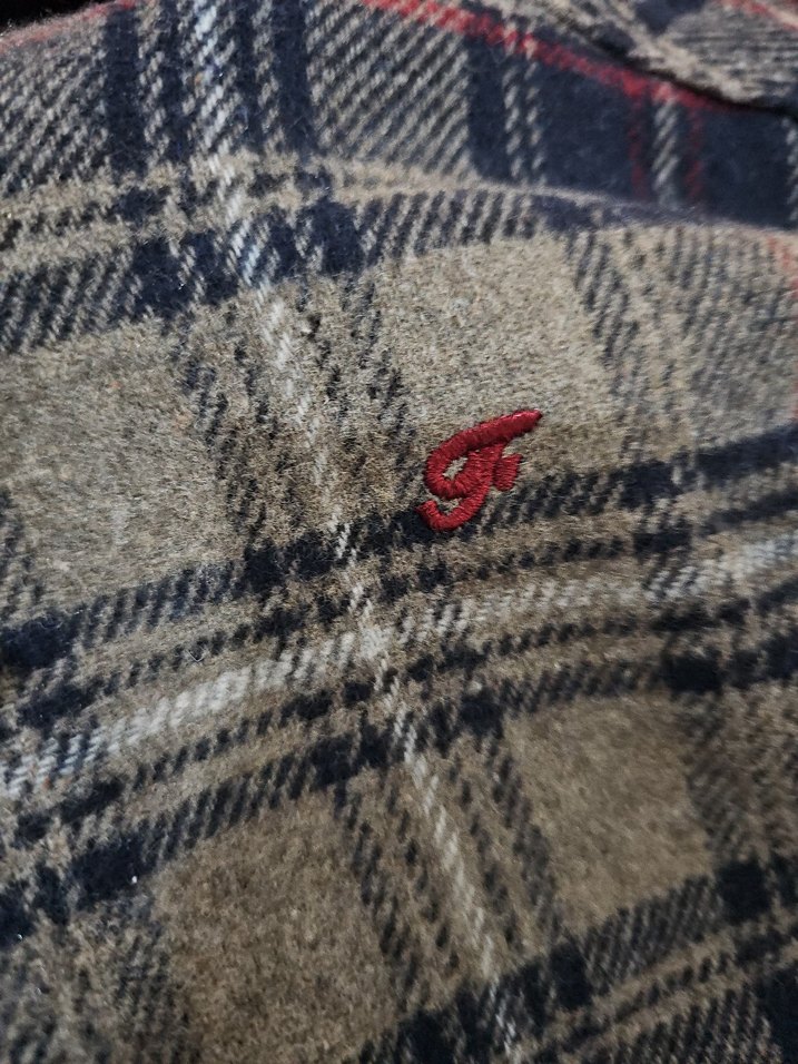 Uzun Kollu Düğmeli kahverengi Erkek Gömlek - Görsel 3