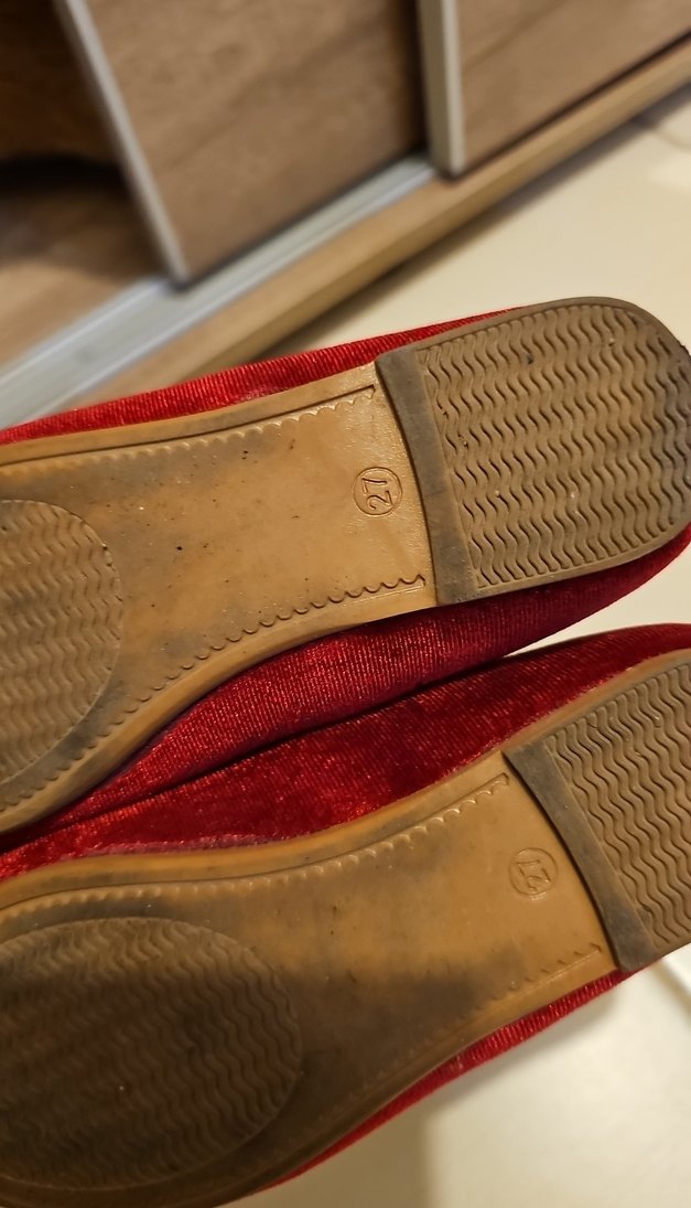 Kız Çocuk Kırmızı Fiyonk Detaylı Babet - Görsel 3