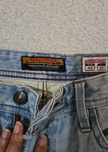 erkek kot şort - Görsel 3