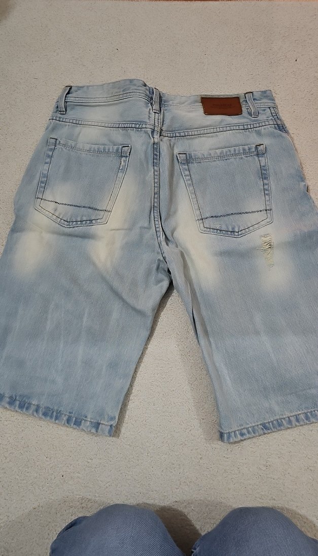 erkek kot şort - Görsel 4