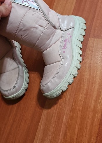 Kız Çocuk Pembe Kürklü  Bot - Görsel 2