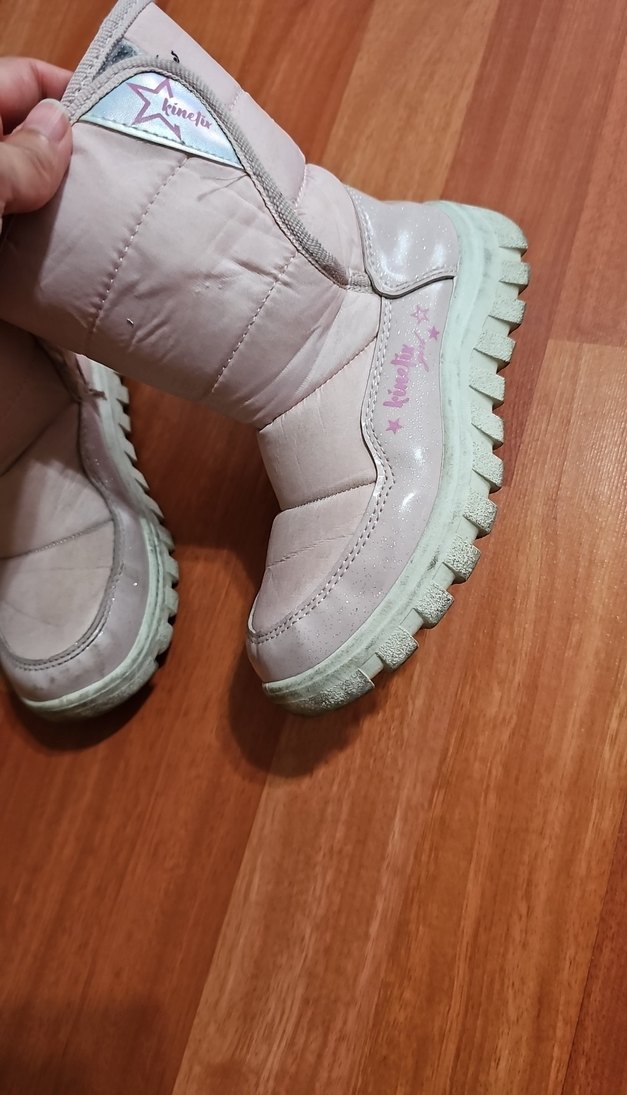 Kız Çocuk Pembe Kürklü  Bot - Görsel 2