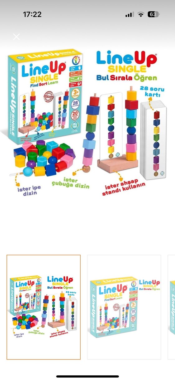 LineUp Single Eğitici Oyuncak - Görsel 4