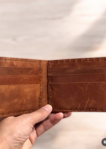  Beden kahverengi Renk Parlak Kahverengi Minimalist Erkek Cüzdan