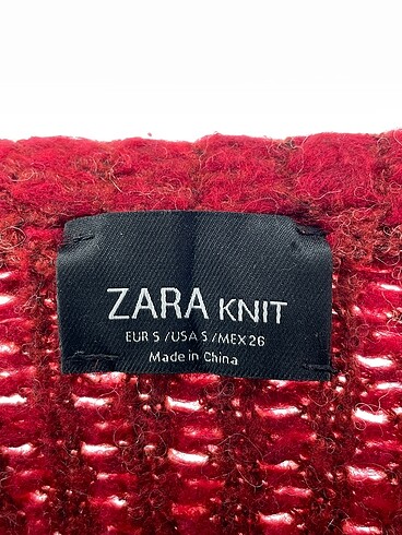 s Beden bordo Renk Zara Kazak / Triko %70 İndirimli.