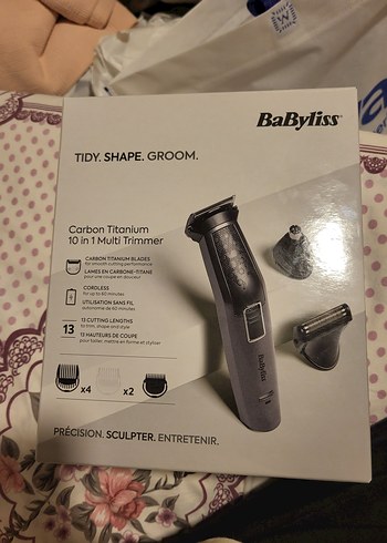 BaByliss Karbon Titanyum 10 in 1 Çok Fonksiyonlu Düzeltici