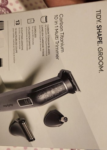  Beden BaByliss Karbon Titanyum 10 in 1 Çok Fonksiyonlu Düzeltici