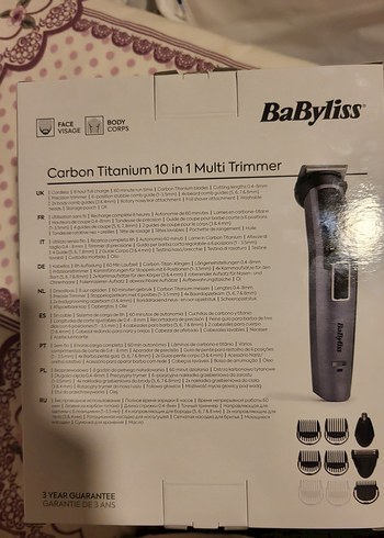 Babyliss BaByliss Karbon Titanyum 10 in 1 Çok Fonksiyonlu Düzeltici
