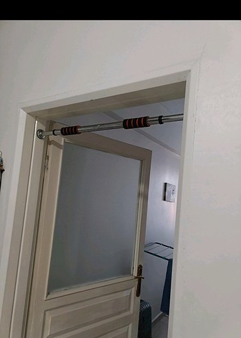 Kapı Üstü Gri Pratik Askılık Çubuğu - Görsel 2