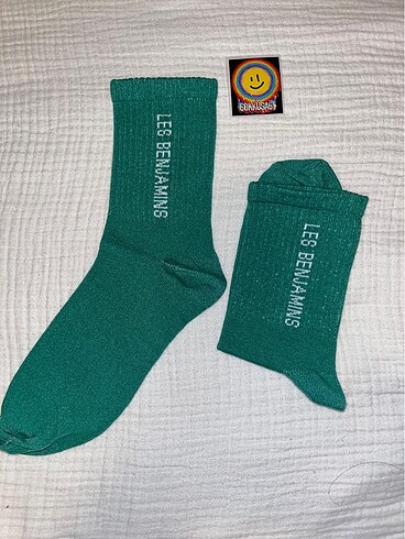 Les Benjamins Yeşil Kolej Çorap