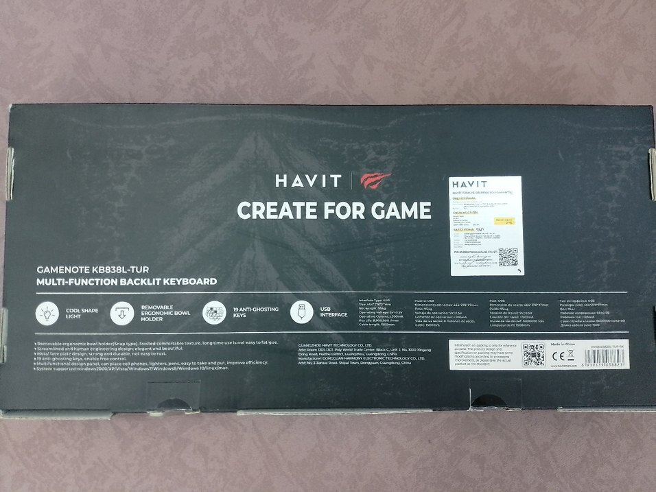 Havıt oyuncu Klavye - Görsel 2