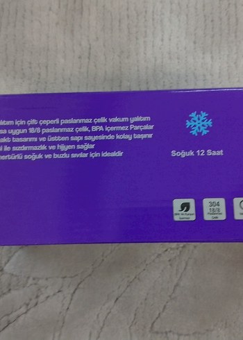 Lumin Mor pipetli Termos - Görsel 6