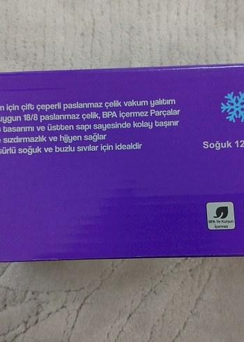 Lumin Mor pipetli Termos - Görsel 5