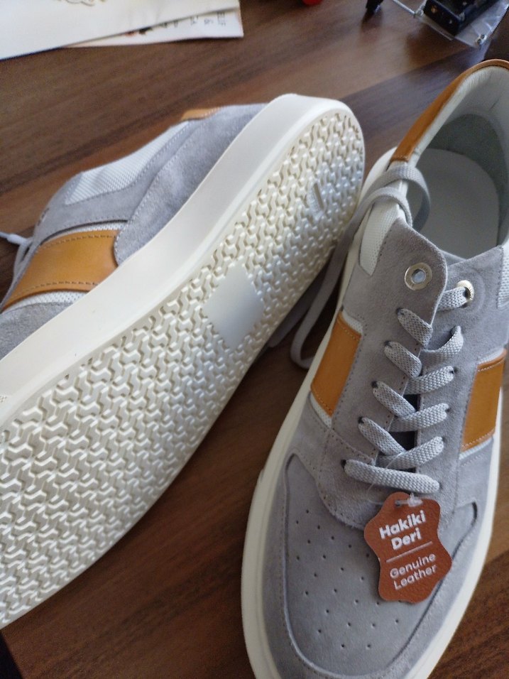 İNCİ Gri Erkek Günlük Ayakkabı - Görsel 2