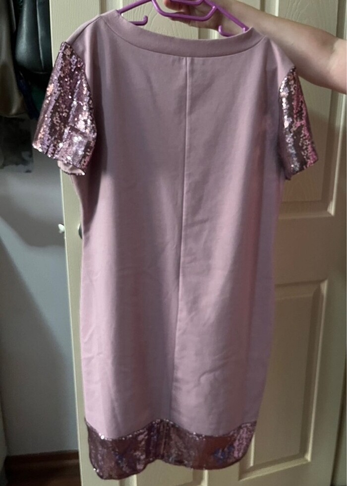 Pul Detay Elbise - Görsel 4