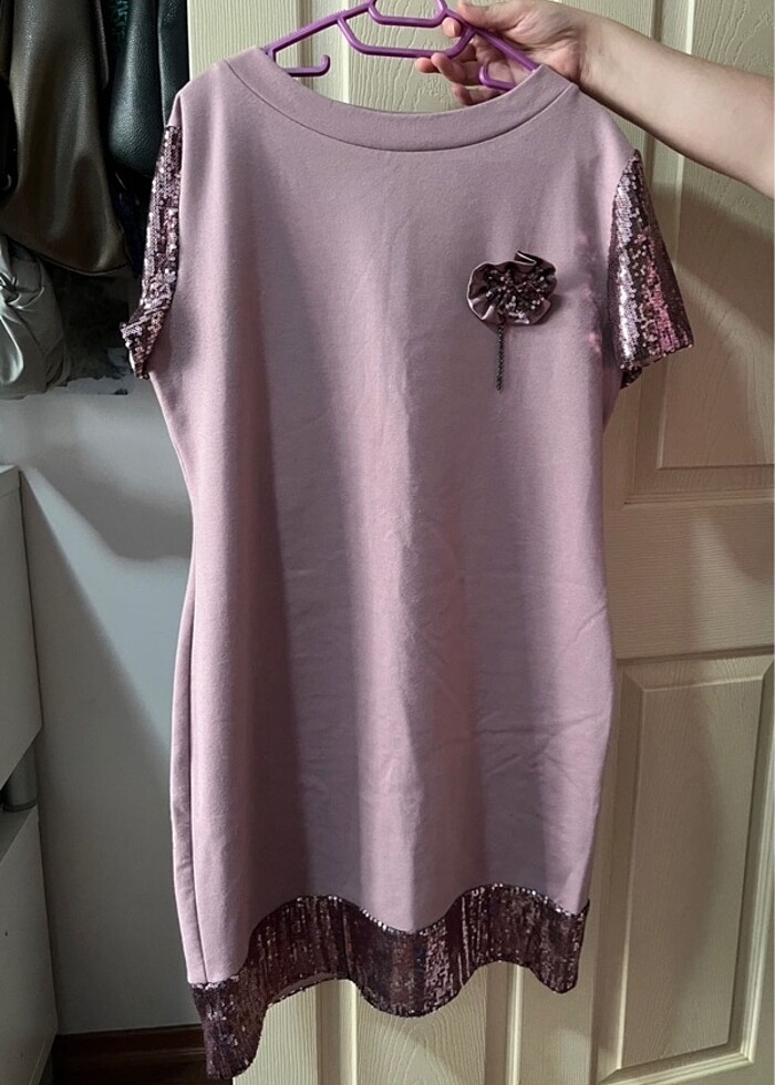 Pul Detay Elbise - Görsel 3