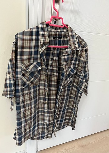 Kısa Kol Çift Çep Gömlek - Görsel 4