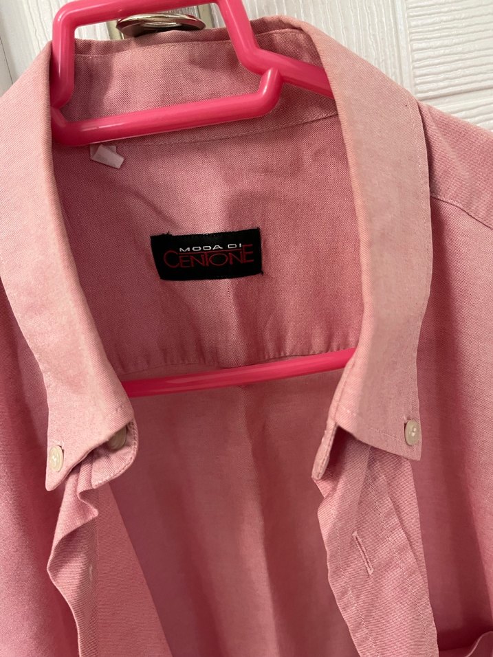 Kısa Kol Pamuk Keten Gömlek - Görsel 2