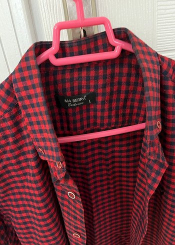 Uzun Kol Ekose Desen Gömlek - Görsel 2