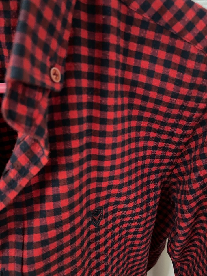 Uzun Kol Ekose Desen Gömlek - Görsel 3