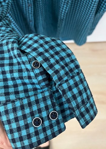 Uzun Kol Ekose Desen Gömlek - Görsel 3