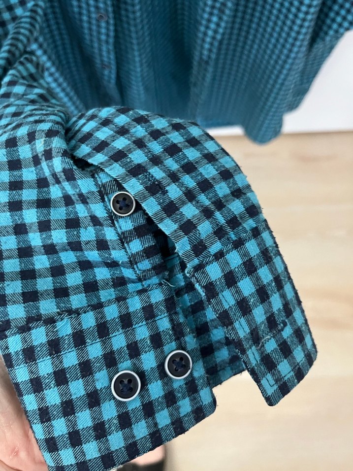 Uzun Kol Ekose Desen Gömlek - Görsel 3