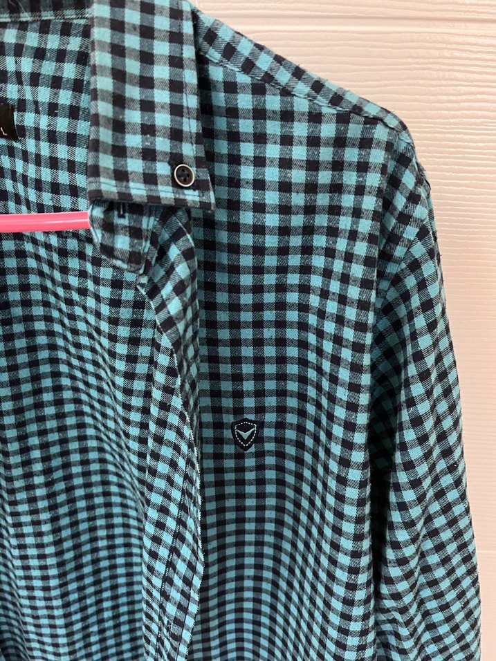 Uzun Kol Ekose Desen Gömlek - Görsel 5