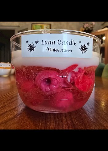 Luna Kış Temalı Mum - Görsel 3