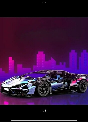 Muadil Lego Lamborghini Sian cyberprunk