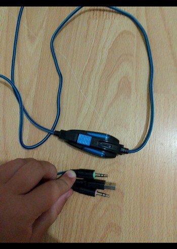 Piranha Kablolu Mavi Mikrofonlu Kulaklık - Görsel 5