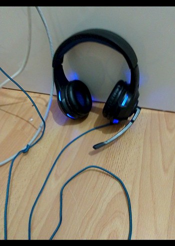 Piranha Kablolu Mavi Mikrofonlu Kulaklık - Görsel 4