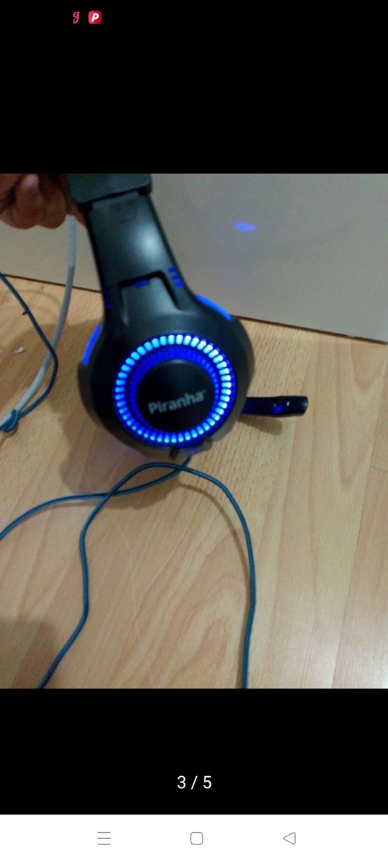 Piranha Kablolu Mavi Mikrofonlu Kulaklık - Görsel 3