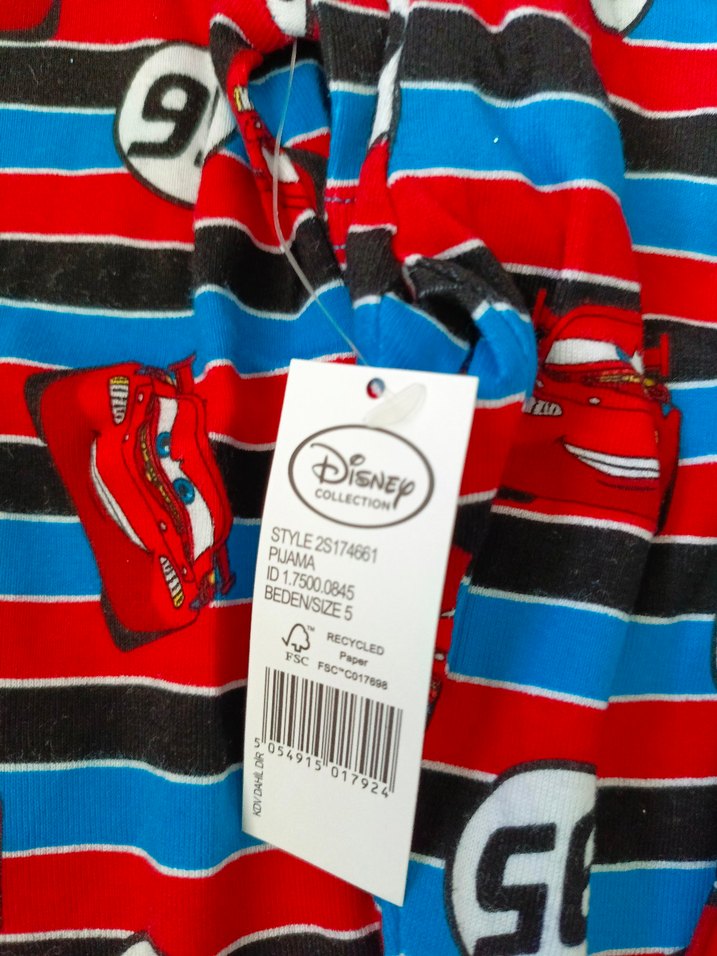 Çok Renkli Baskılı Erkek Çocuk Pijama Takımı - Görsel 2